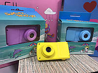 Детский фотоаппарат с видео записью digital camera желтый Amazing
