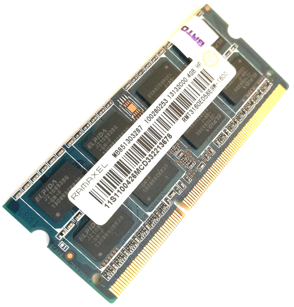 Оперативная память для ноутбука Ramaxel SODIMM DDR3 4Gb 1600MHz 12800s ...