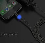 Магнітний кабель micro USB для Android M3, фото 3