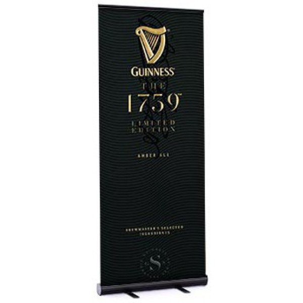 Мобільний стенд рол-ап Standart Black 100x200 см