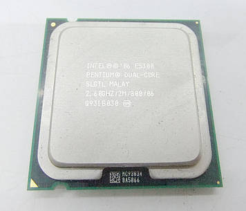 Процесор Intel Pentium E5300 2,60 GHz/2Mb Кеш/5 GT/s/s755/65w