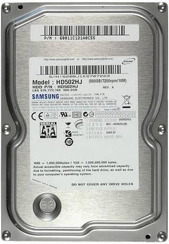 Жорсткий диск , вінчестер, б.у HDD SATA 3.5, 500 ГБ, Samsung ОПТ