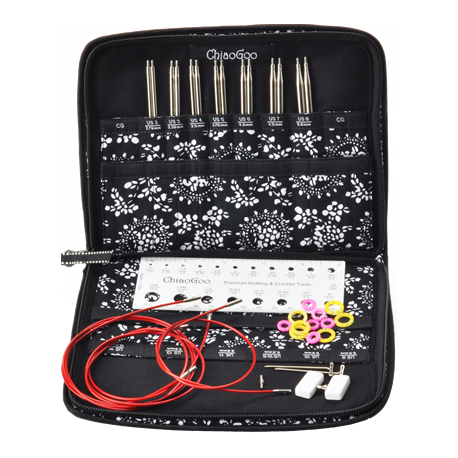 Набір спиць ChiaoGoo TWIST Red Lace SMALL 13 см, 7500-S, фото 1