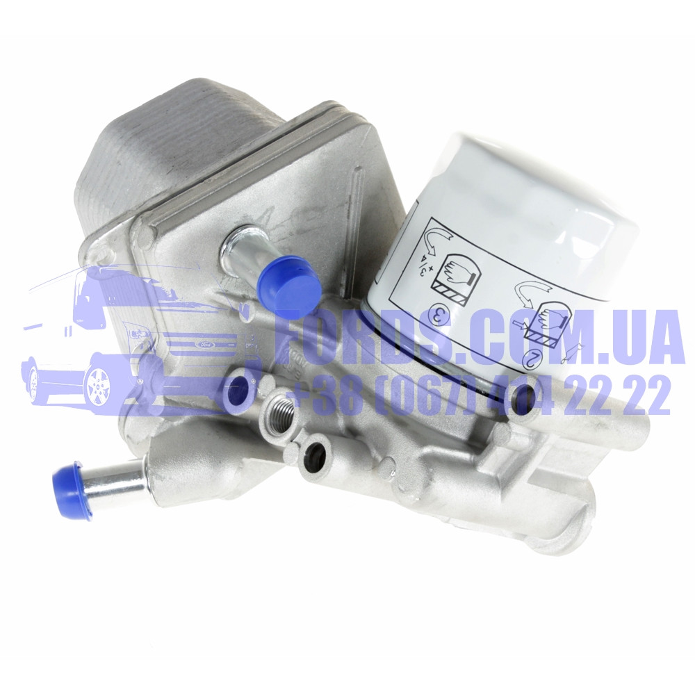 Радіатор масляний FORD TRANSIT 2006- (2.2 TDCI В зборі) (1829179/BK2Q6B624CD/HMPBK2Q6B624CB) HMPX