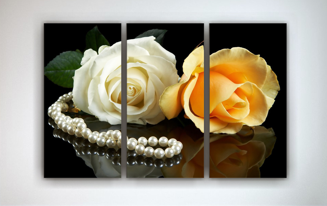 Модульна картина на полотні Троянди VE