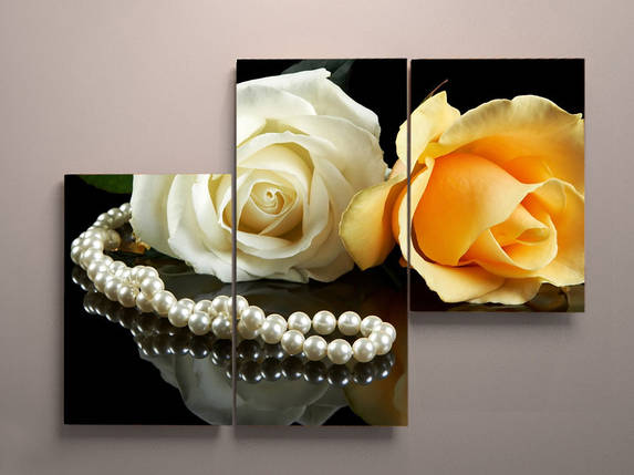 Модульна картина на полотні Троянди VE, фото 1