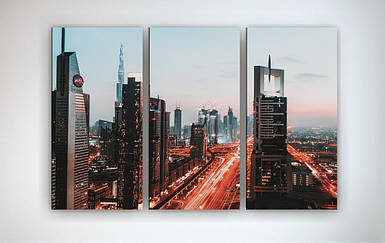 Модульна картина на полотні Дубаї