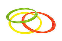 Набор колец для развития координации Select Coordination Rings 60 см 12 шт (749670-341) Green/Orange/Yellow