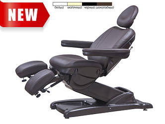 Педикюрне крісло +3 ел.мотора модель 3872-3M (3 мотора) Чорний