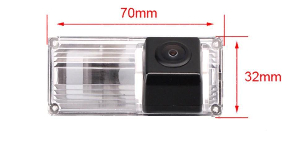 Камера заднього виду універсальна Toyota Land Cruiser Prado кольорова матриця CCD