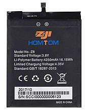Акумулятор для мобільного телефону Doogee (HomTom) Zoji Z8, (Li-polymer 3.8 V 4250mAh)