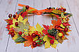 Вінок для волосся / віночок на голову осінній з листям на свято осені 211 Об, фото 3