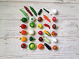 Мініатюрні овочі та фрукти з полімерної глини, фото 3