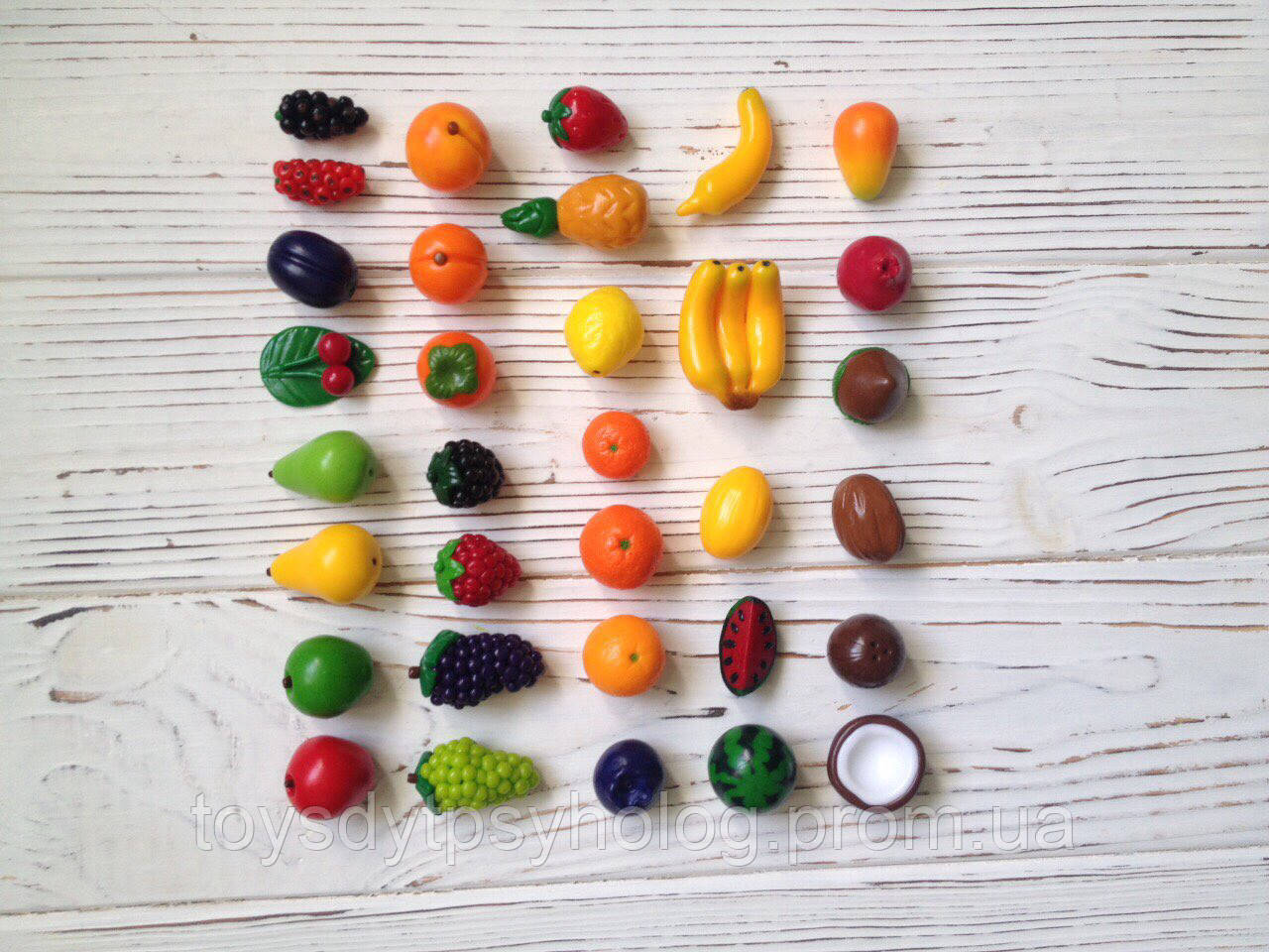 Мініатюрні овочі та фрукти з полімерної глини - фото 2 - id-p543712051