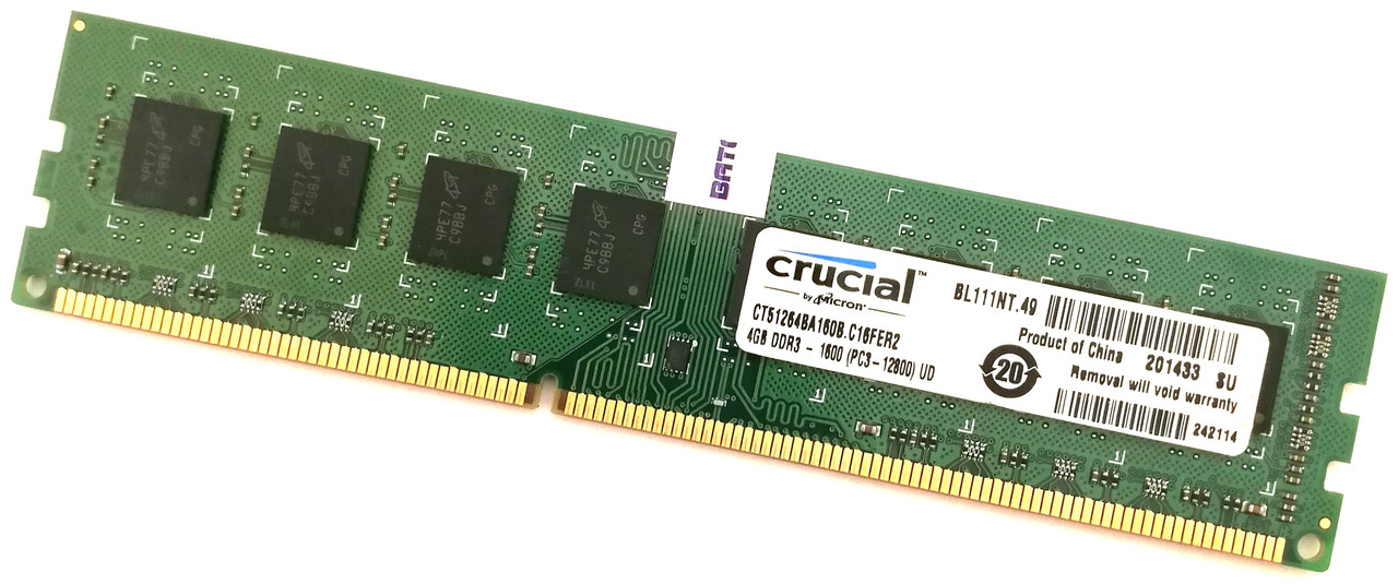 Crucial ddr3 deals 4gb ram