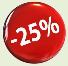 Розпродаж -25%.