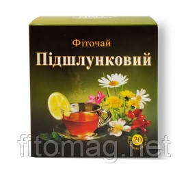 ФІТОЧАЙ "ПІДЖЕЛОДНИЙ" 20 ПАРЕТІВ ПО 1,5 Г