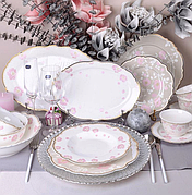 Блюда сервіровочні, тарілки. Столові сервізи