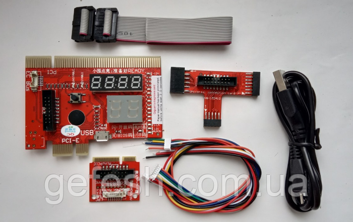 Post карта post card для ПК и ноутбук KQCPET6 V6 7 in1 PCI / PCI-E ...