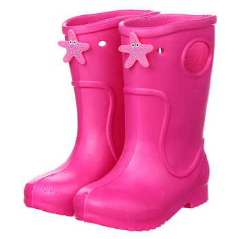 Рожеві чоботи з піни, гумові чоботи дівчаткам