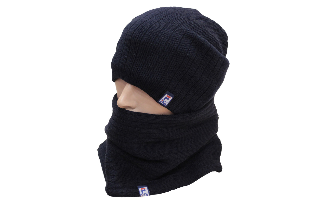 Комплект Fila шапка + баф