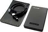 Кишеня зовнішня Grand-X HDE22 2.5" USB 2.0 black, фото 3