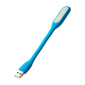 USB Led світильник гнучкий. Синій