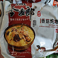 Китайська локшина рамен швидкого приготування курка-гриби Jml Instant Noodle 109г