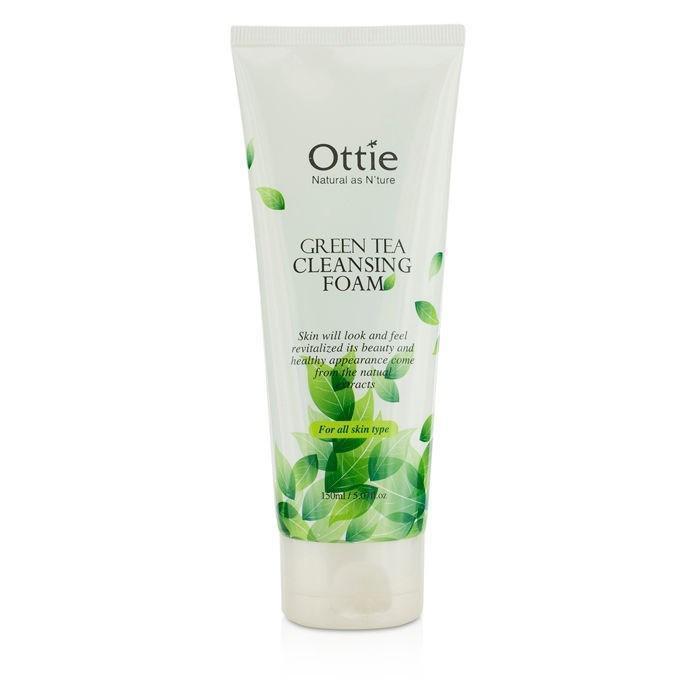 Зволожувальна пінка Ottie Green Tea Cleansing Foam 150 мл