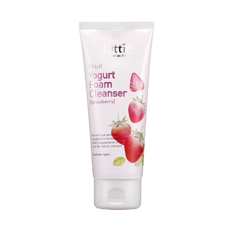 Йогуртова пінка для вмивання Ottie Fruits Yogurt Foam Cleanser Полуниця 150 мл