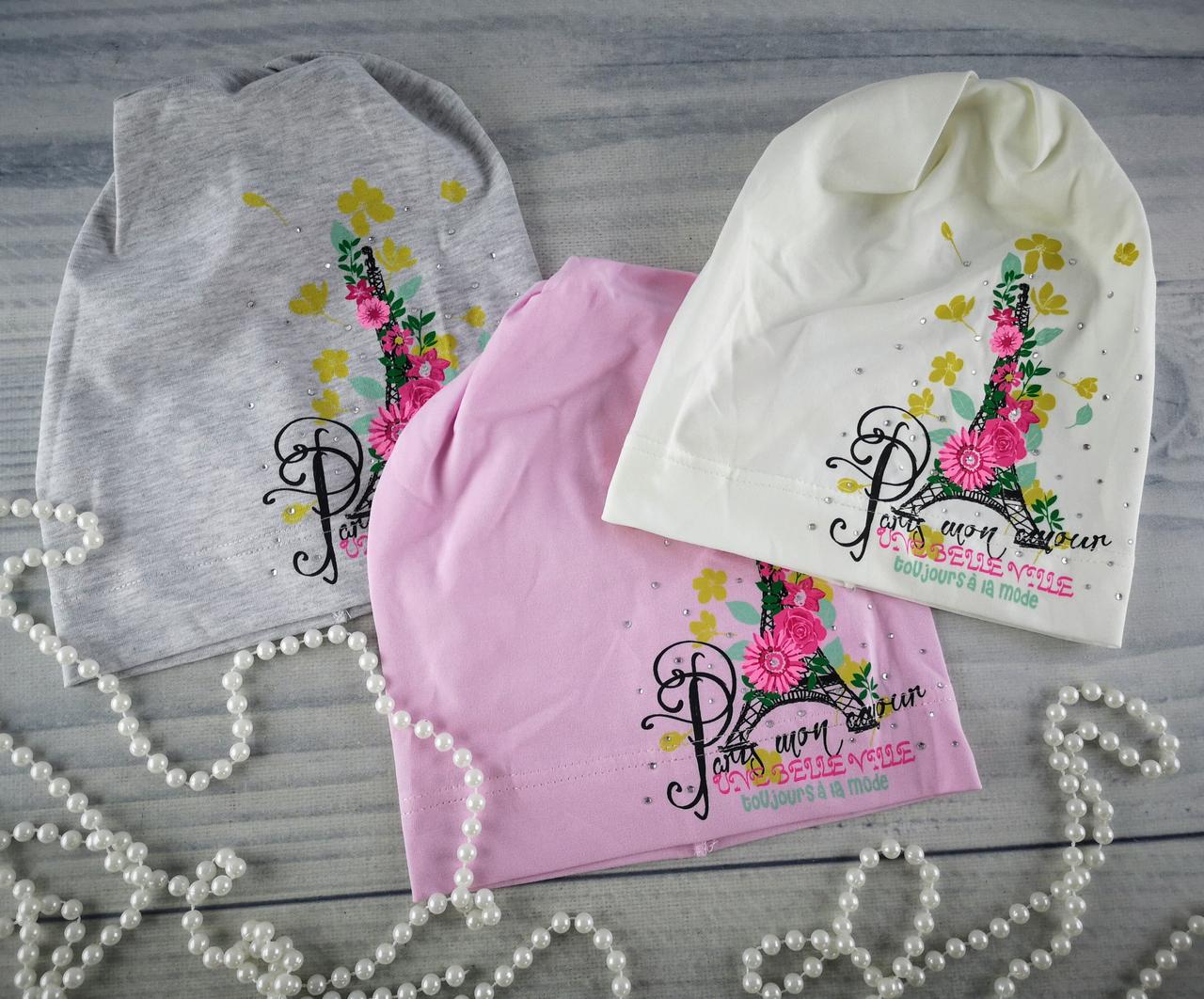 Шапка для дівчаток Париж Польща, фото 1