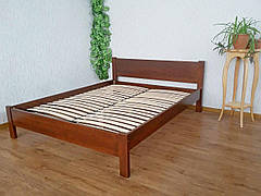 Двоспальне ліжко з висувними ящиками з масиву натурального дерева "Економ" від виробника, фото 2