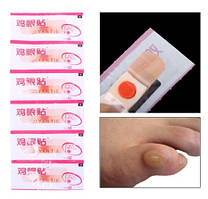 Мозольний пластир - 6шт. (тілесного кольору, для видалення сухих мозолів)