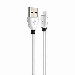 Кабель USB HOCO MicroUSB (X27) Белый