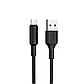 Кабель USB HOCO MicroUSB (X25) Черный, фото 2