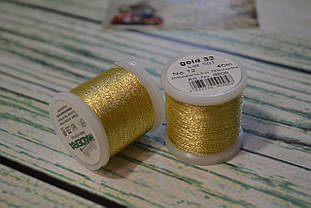 Муліне Madeira Metallic №12, колір - gold 32