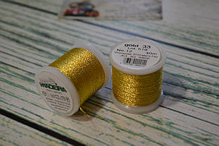 Муліне Madeira Metallic №12, колір - gold 33
