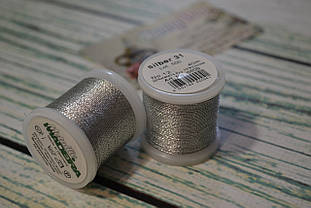 Муліне Madeira Metallic №12, колір - silver 31