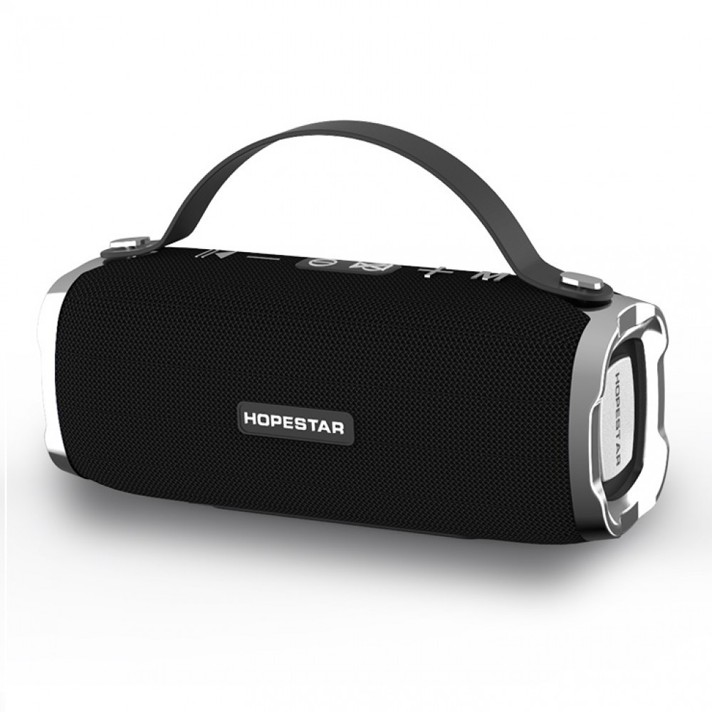 Портативна бездротова стереоколонка Hopestar H24 з Bluetooth, USB і MicroSD Чорна (H24 Black)