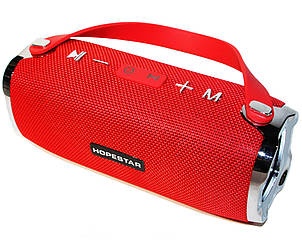 Портативна бездротова стереоколонка Hopestar H24 з Bluetooth, USB і MicroSD Червона (H24 Red)
