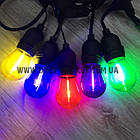 Світлодіодна лампочка фіолетова, 1 Вт S14 Е27 для вуличних гірлянд, фото 5