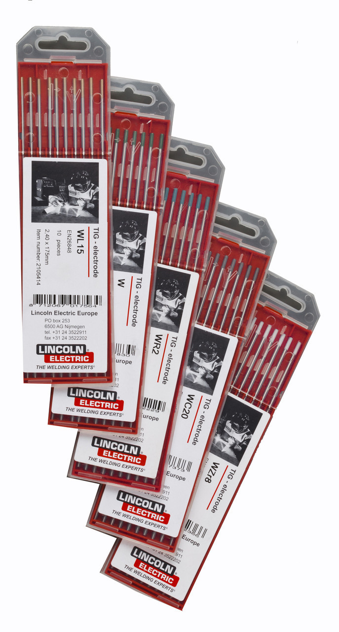 Вольфрамові електроди WP зелений LINCOLN ELECTRIC, фото 1