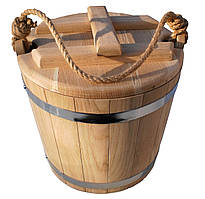 Відро дубове для солінь 10 літрів