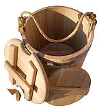 Відро дубове для солінь 10 літрів, фото 4