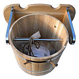 Відро - водоспад для лазні 15л. з ясена, фото 2