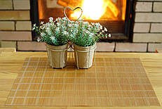 Серветка вінілова під столові прибори з візерунком квадрат 30см*45см, серветка сервірувальна