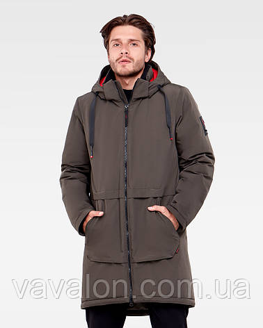 Зимова чоловіча куртка Vavalon KZ-P910 Khaki, фото 1