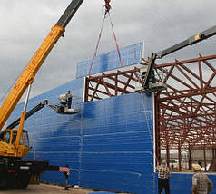 Монтаж і встановлення сендвіч-панелей на складах, холодильниках, цехах