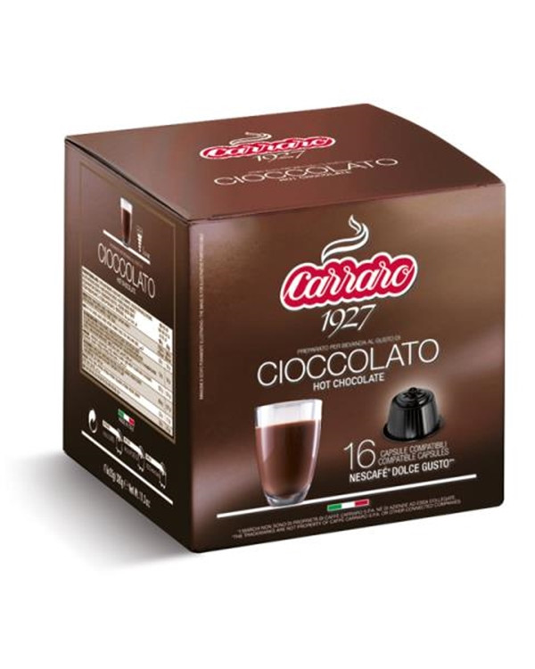 Купить ШОКОЛАД капсулах Carraro Nescafe Dolce Gusto CIOCCOLATO 16 шт ...