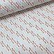 Бавовняна тканина (ТУРЕЧЧИНА шир. 2,4 м) напис червоно - срібна на білому (гліттер), фото 4
